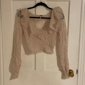 Free People Cropped Sweater